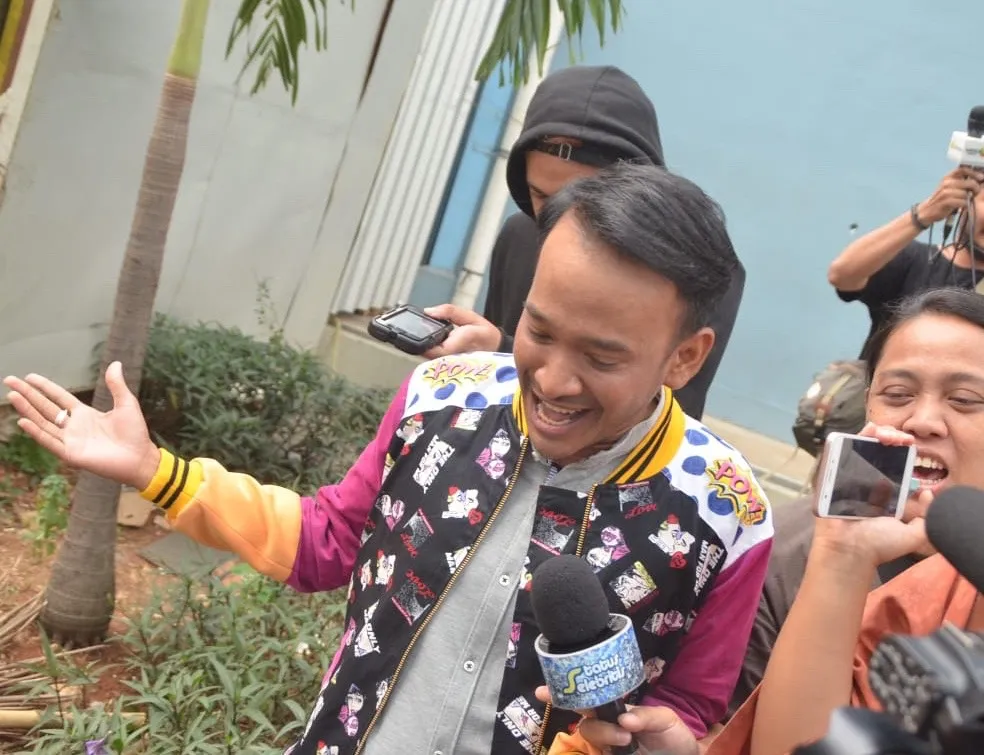 Ruben saat membicarakan soal Zaskia © KapanLagi.com/Adi Abbas Nugroho