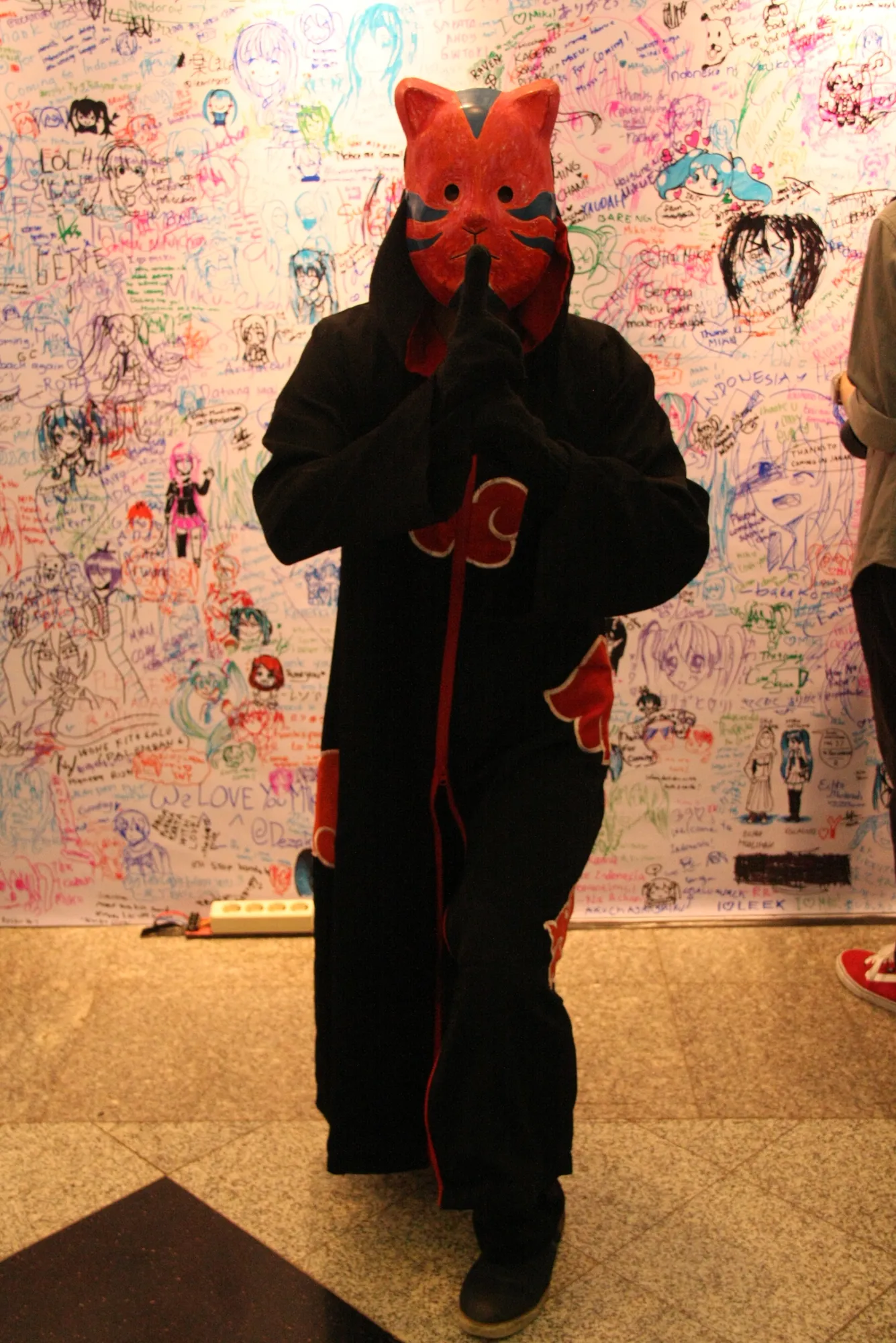 Cosplay salah satu member Akatsuki dari anime Naruto/KapanLagi® - Foto: Guntur