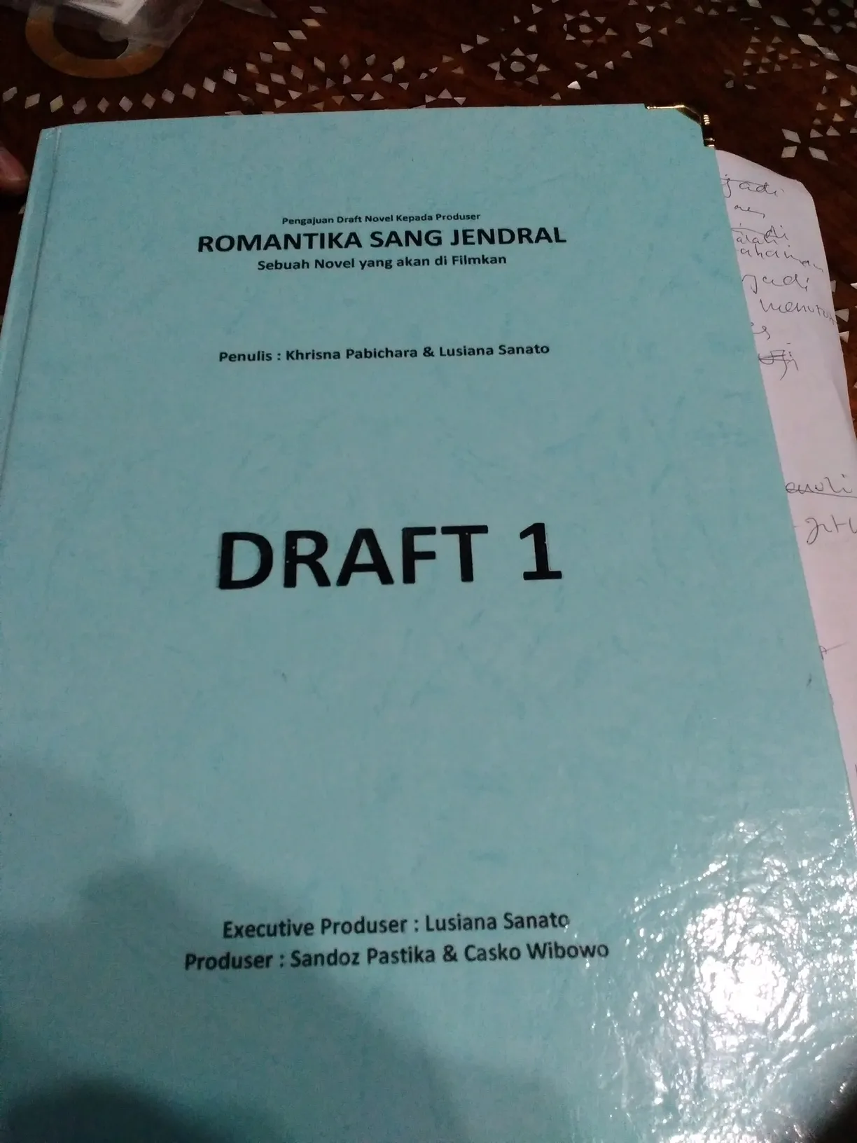 Naskah novel Romantika Sang Jenderal © KapanLagi.com®