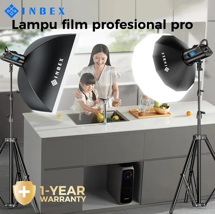 Lampu Studio. (Shopee/INBEX Studio)