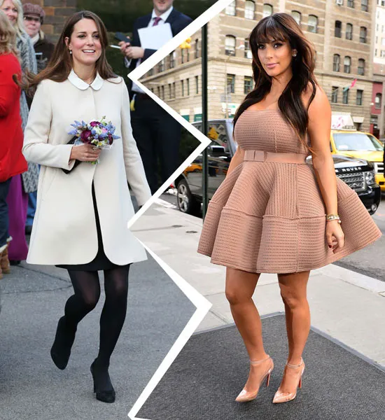 Kate Middleton vs Kim Kardashian @ graziadaily.co.uk