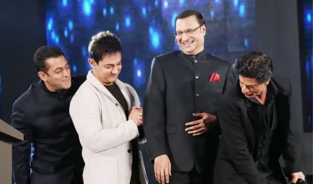 Pernah berseteru, kini ketiga Khan sudah akur. ©indianexpress.com