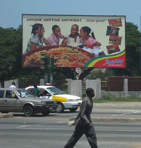 Indomie juga dijual di Afrika