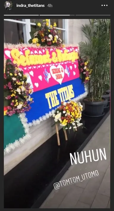 Indra THE TITANS menikah © Instagram.com/indra_thetitans