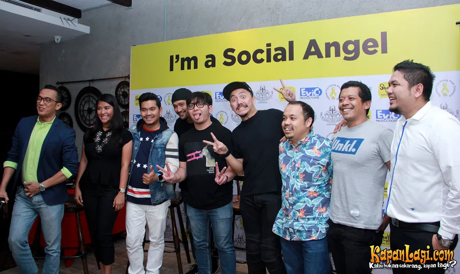 Inilah sederet artis yang ikut dalam Shave For Hope/©Kapanlagi.com®/M. Akrom Sukarya.