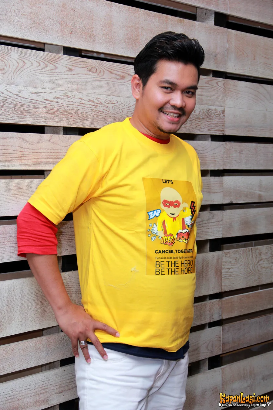 Indra Bekti rela merogoh kocek dalam dalam untuk rambut © KapanLagi.com®/Muhammad Akrom Sukarya