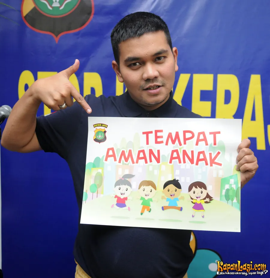 Indra Bekti ungkap pentingnya tempat aman untuk anak. ©KapanLagi.com/Bayu Herdianto
