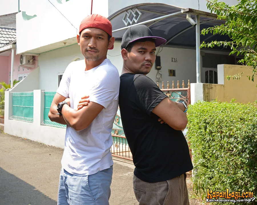 Ibnu Jamil dan Indra Bekti sering jadi sasaran cubitan ibu-ibu. ©KapanLagi.com®/Bambang E Ros
