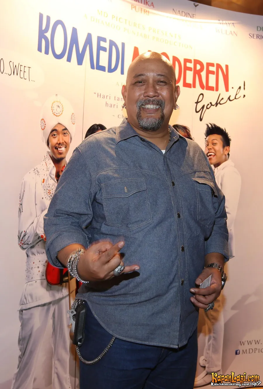 Indro Warkop juga bakal ikutan dalam GET UP STAND UP © KapanLagi.com®/Budy Santoso