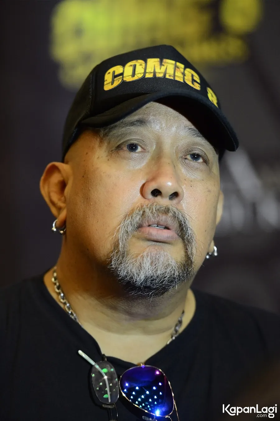 Indro Warkop bicara tentang aturan KPI terkait pria yang tampil seperti wanita. ©KapanLagi.com/Bambang E Ros