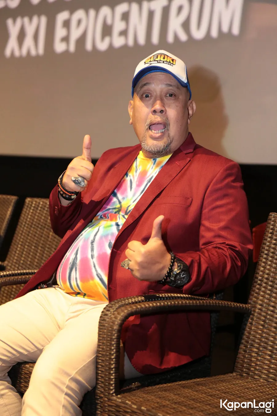 Indro Warkop ungkap narkoba merupakan salah satu ancaman bagi negara. ©KapanLagi.com/Muhammad Akrom Sukarya