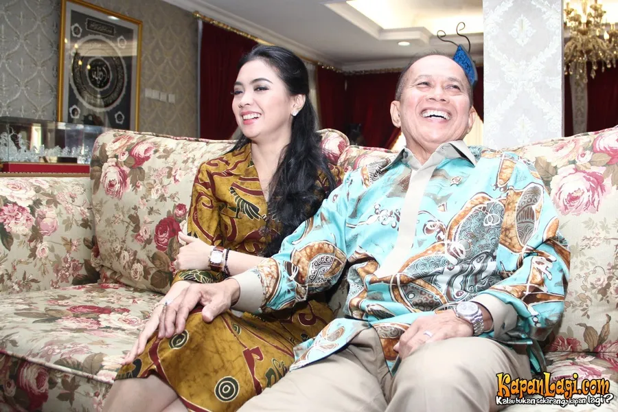 Inggrid Kansil dan suami.