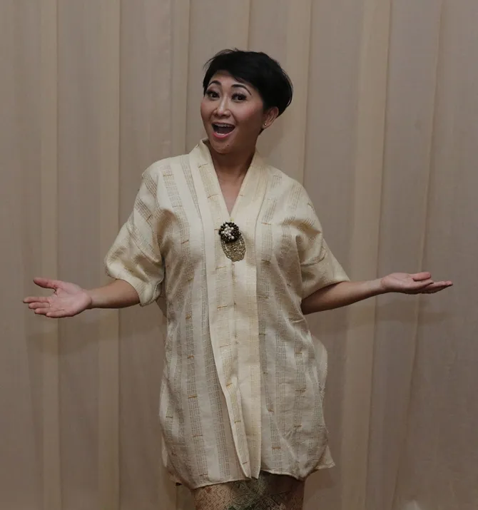 Indy Barends coba jelaskan ke anak tentang aksi radikal yang baru-baru ini terjadi © KapanLagi.com/Muhammad Akrom Sukarya