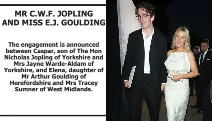 Ellie dan Caspar berpacaran selama 18 bulan sampai bertunangan. (BACKGRID)