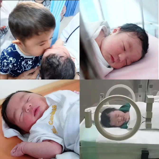 Welcome baby Lembar Putih Trinycta, semoga sehat dan ceria selalu ya! © instagram.com/missnyctagina/