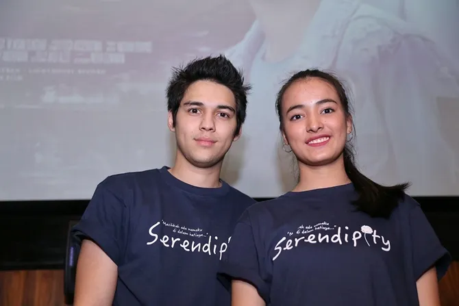 Maxime dan Mawar Eva dipercaya untuk memerankan tokoh utama di SERENDIPITY. © KapanLagi.com®/Bintang .com
