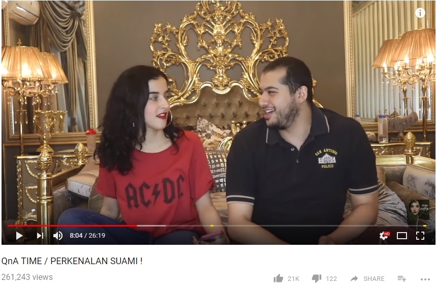 Semoga Tasya dan Ahmad selalu bahagia ya. © youtube.com/tasyafarasya