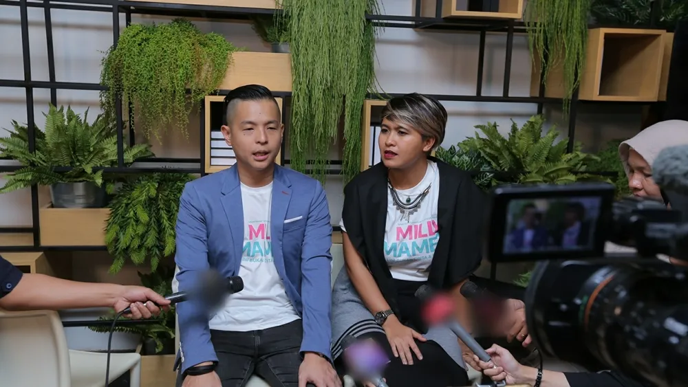 Ernest belum bisa membocorkan siapa saja yang akan berakting di film ini. (KapanLagi.com/Agus Apriyanto)