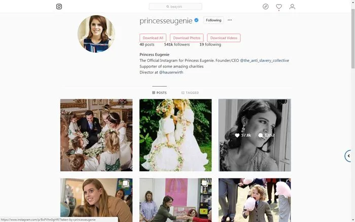instagram.com/princesseugenie (17/10/2018 17:40)