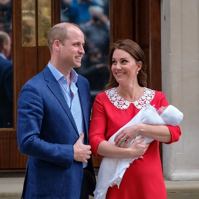 Kate Middleton melahirkan pada jam 11 siang waktu London. © Kensington Royal Twitetr