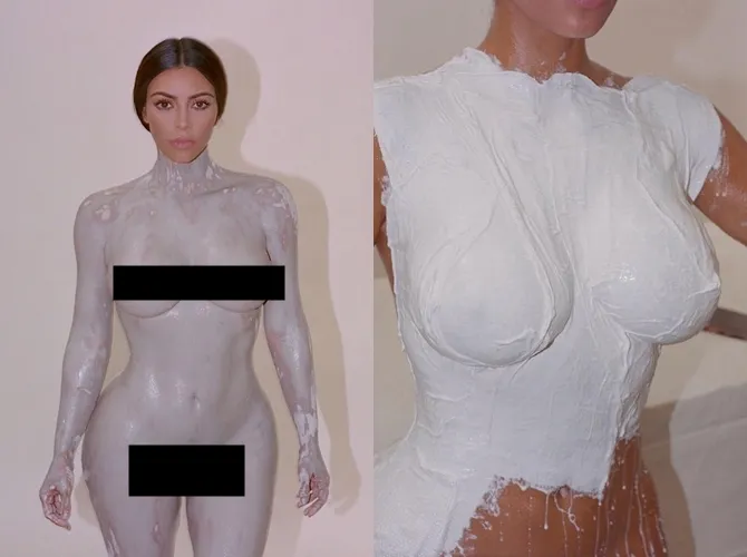 Proses pembuatan botol parfum Kim yang seksi. © instagram.com/KimKardashian