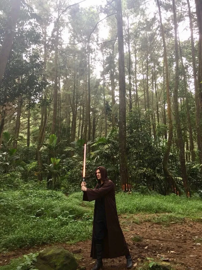 Projek terbaru Bertrand sebagai Jedi. © KapanLagi.com/Mathias Purwanto
