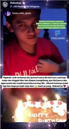 Diberi Kue Ulang Tahun