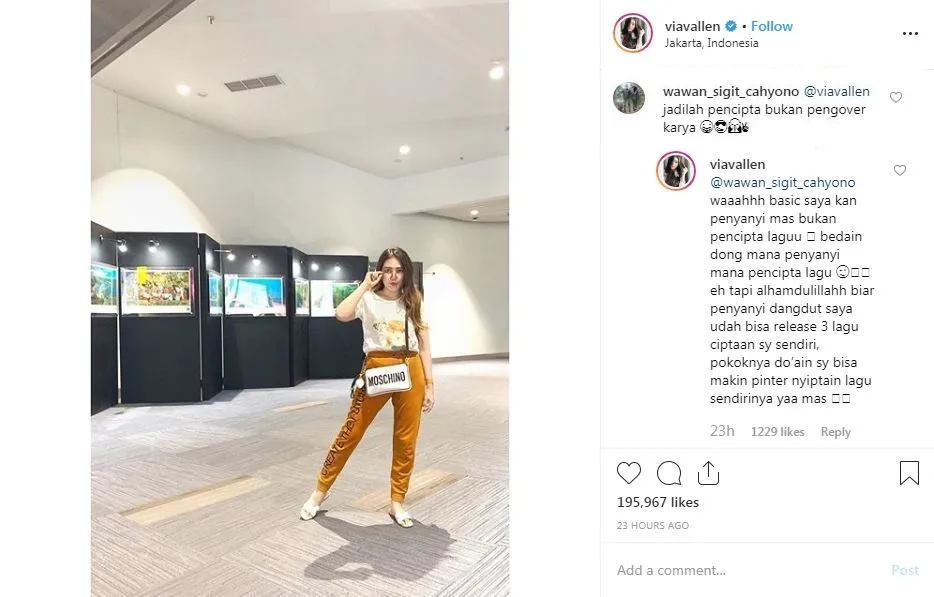 Via Vallen ©instagram.com/viavallen