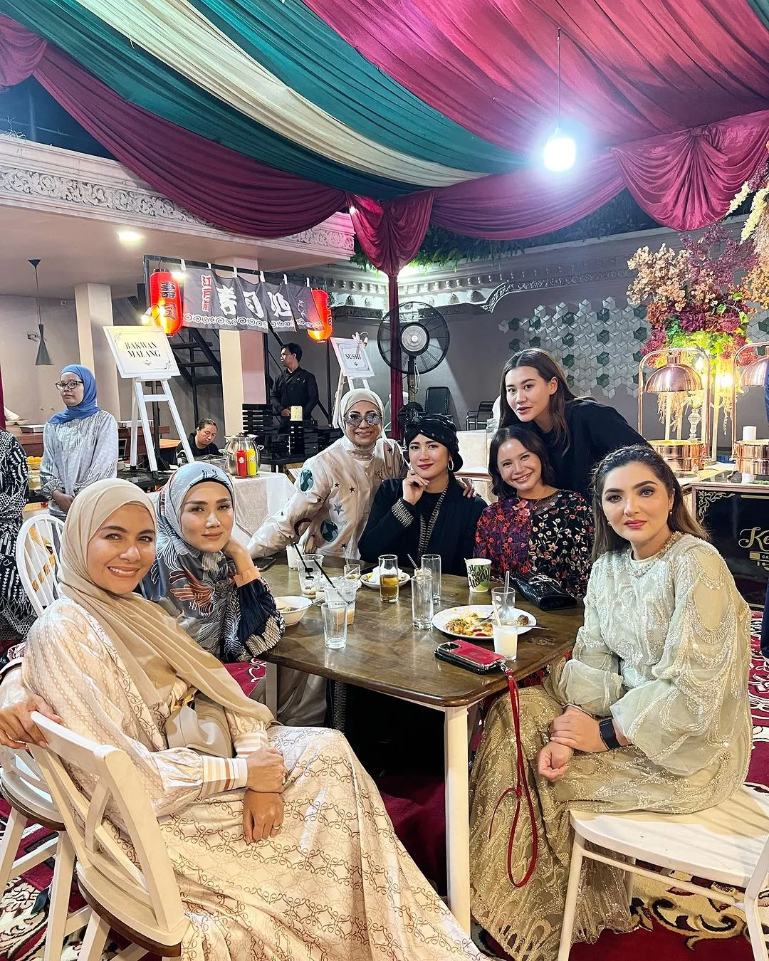 Potret Aaliyah Massaid di ulang tahun Anang (Sumber: Instagram/@meisya__siregar)