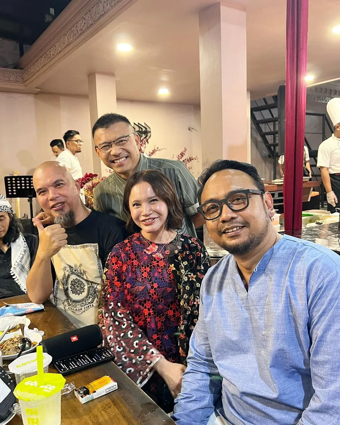 Potret Bebi Romeo di ulang tahun Anang (Sumber: Instagram/@meisya__siregar)