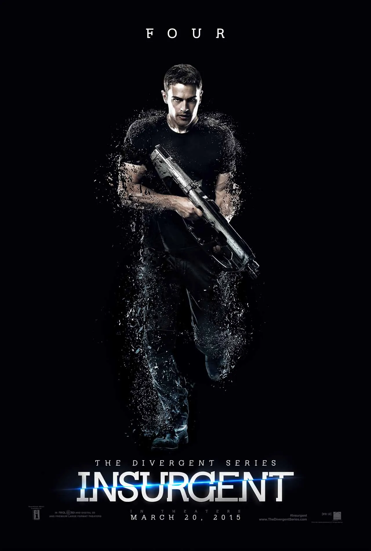 Aksi Theo James sebagai Four/©Summit Entertainment