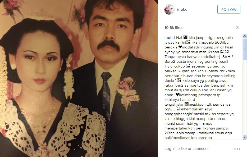 Modal Nikah Inul Daratista Hanya 500 Ribu © Kapanlagi