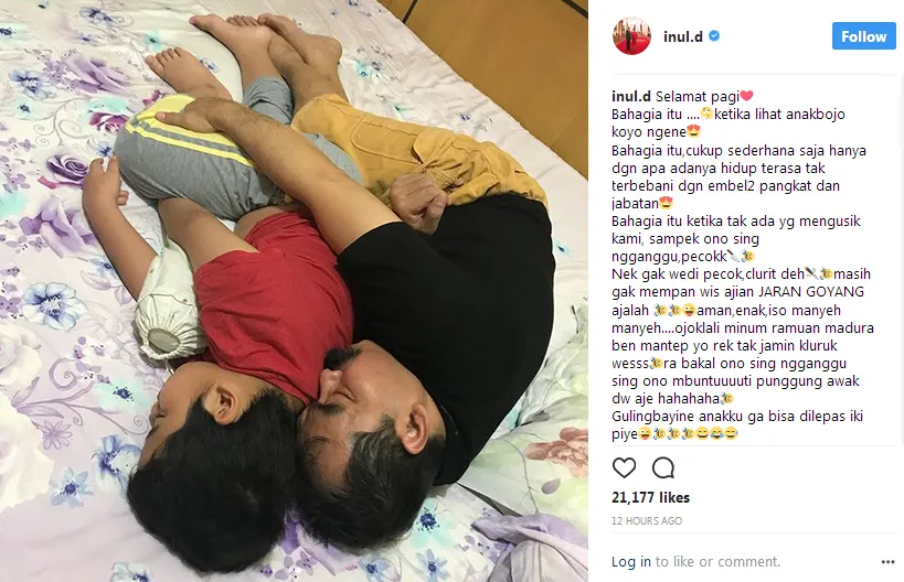 Kebahagiaan sederana Inul / Credit: @inul.d