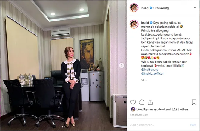 Prinsip Inul Daratista credit: instagram.com/inul.d