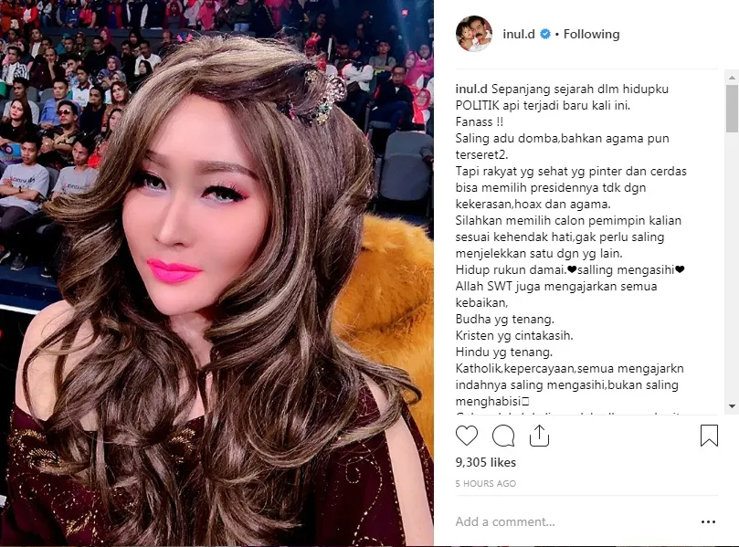 foto: © instagram.com/inul.d/