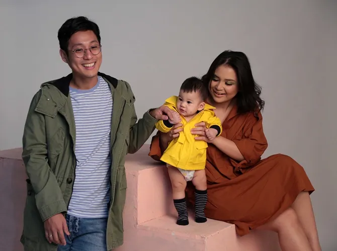 Junior Liem sering ketiduran saat harus menjaga Iori! © KapanLagi.com/Muhammad Akrom Sukarya