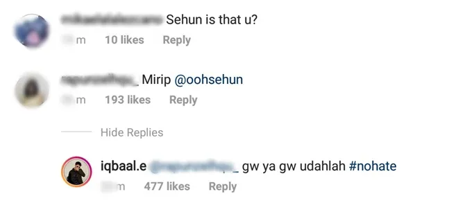 Balasan Dari Iqbaal