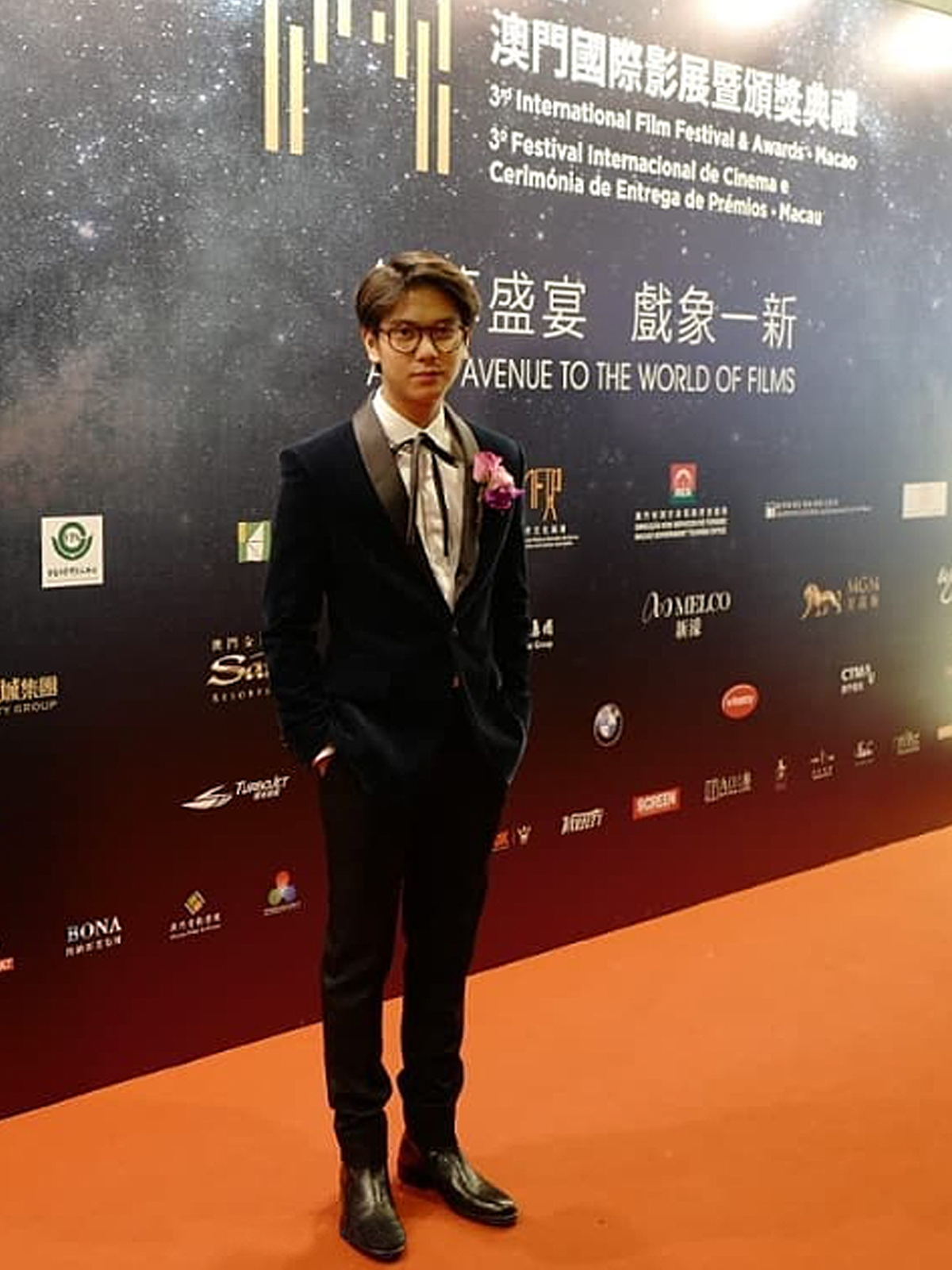 Iqbaal appeared at the International Film Festival & Awards Macau (IFFAM)/Instagram @iqbaal.e.