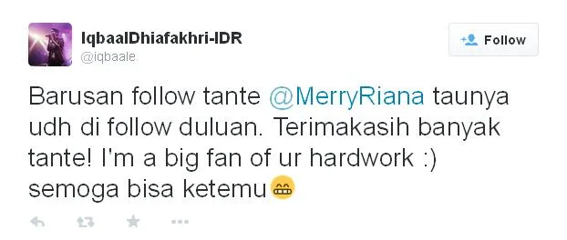 Twitter Iqbal @ twitter.com/iqbaale