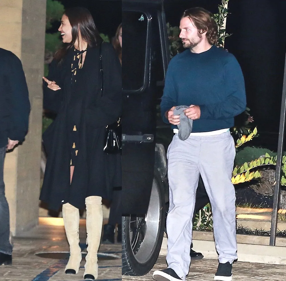 Irina dan Bradley dinner bareng teman-temannya © Splashnews via Dailymail.co.uk