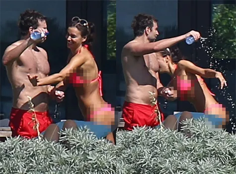 Bradley dan Irina mesra bak suami istri © FameFlynet.com