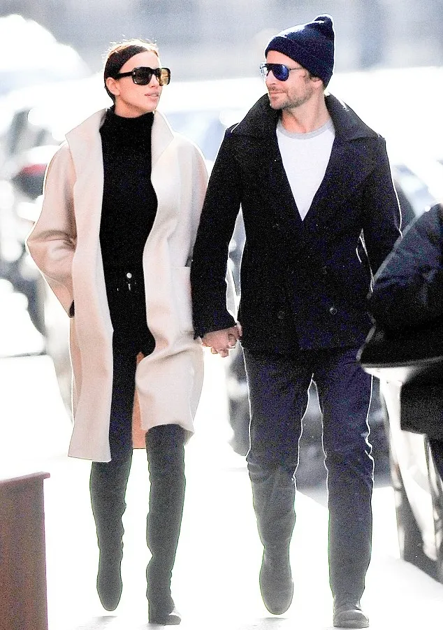 Irina dan Bradley kembali terlihat mesra di Paris © dailymail.co.uk