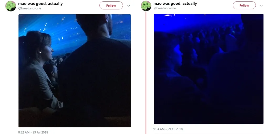 Mungkinkah keduanya mulai go-public mengenai hubungannya? (twitter.com/breadandrosie)