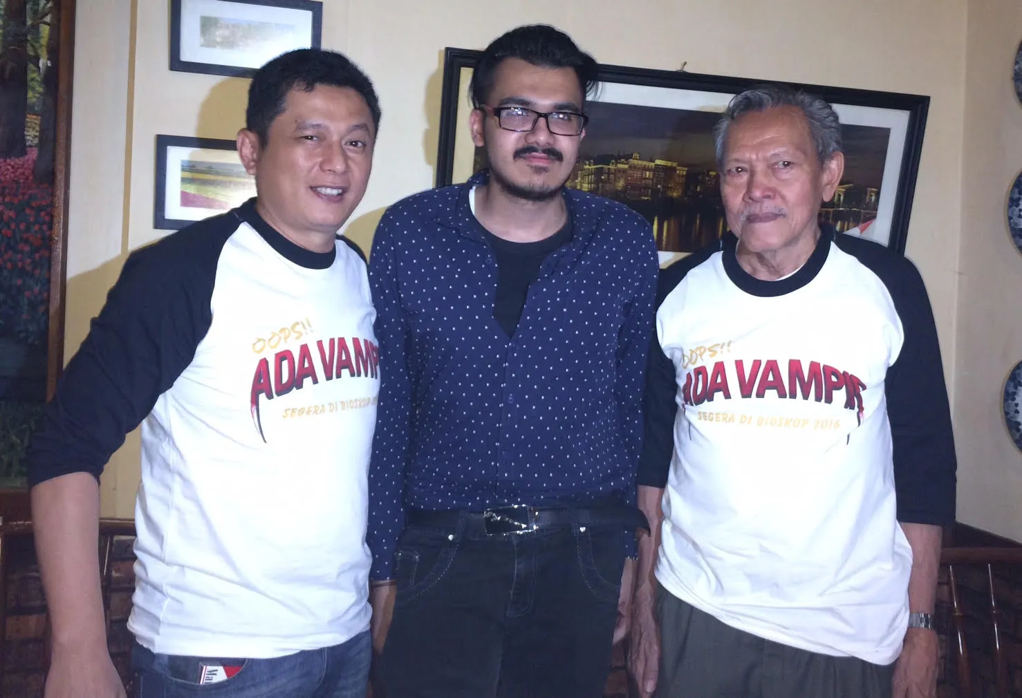 Iszur dan Hengky, duo pemeran penting di 'OOPS ADA VAMPIR' © KapanLagi.com®/Hendra Gunawan