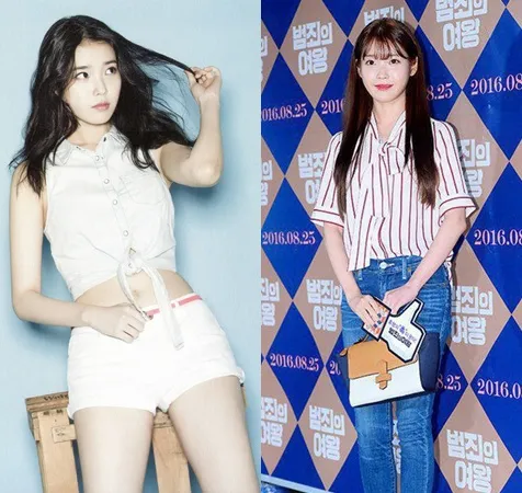 Penampila terbaru IU, bikin palngling karena kurus kebangetan. ©istimewa