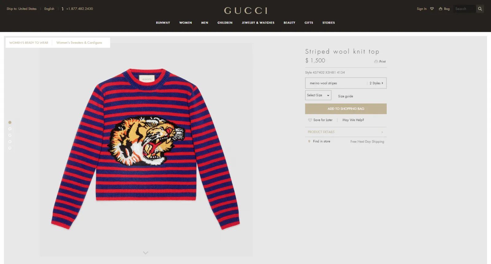 Sweater mahal IU keluargan GUCCI. ©Koreaboo.com