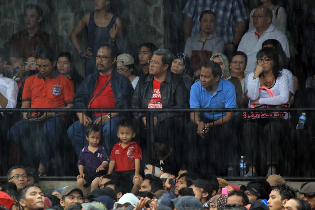 Aher di Tengah Para OI/@Foto: kapanLagi.com®