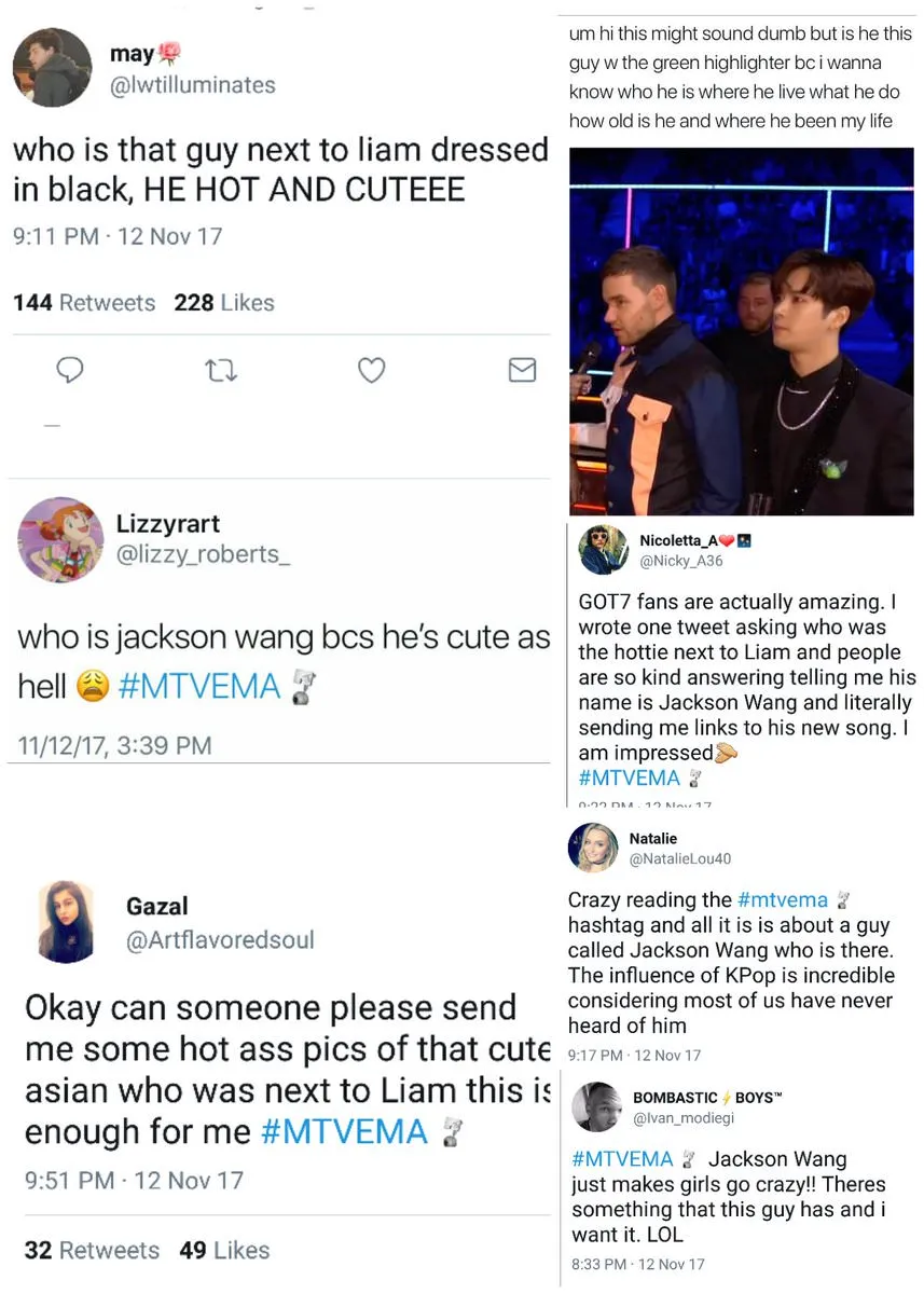 Para netizens yang dibikin jatuh cinta oleh Jackson © allkpop.com