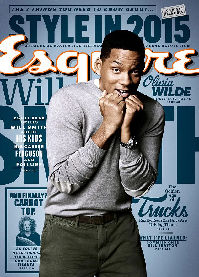 Will ungkap fakta mengejutkan tentang sang putra @ Esquire Magazine