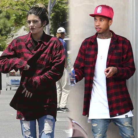 Kylie dan Tyga, kompak pakai outfit yang super mirip @ dailymail.co.uk